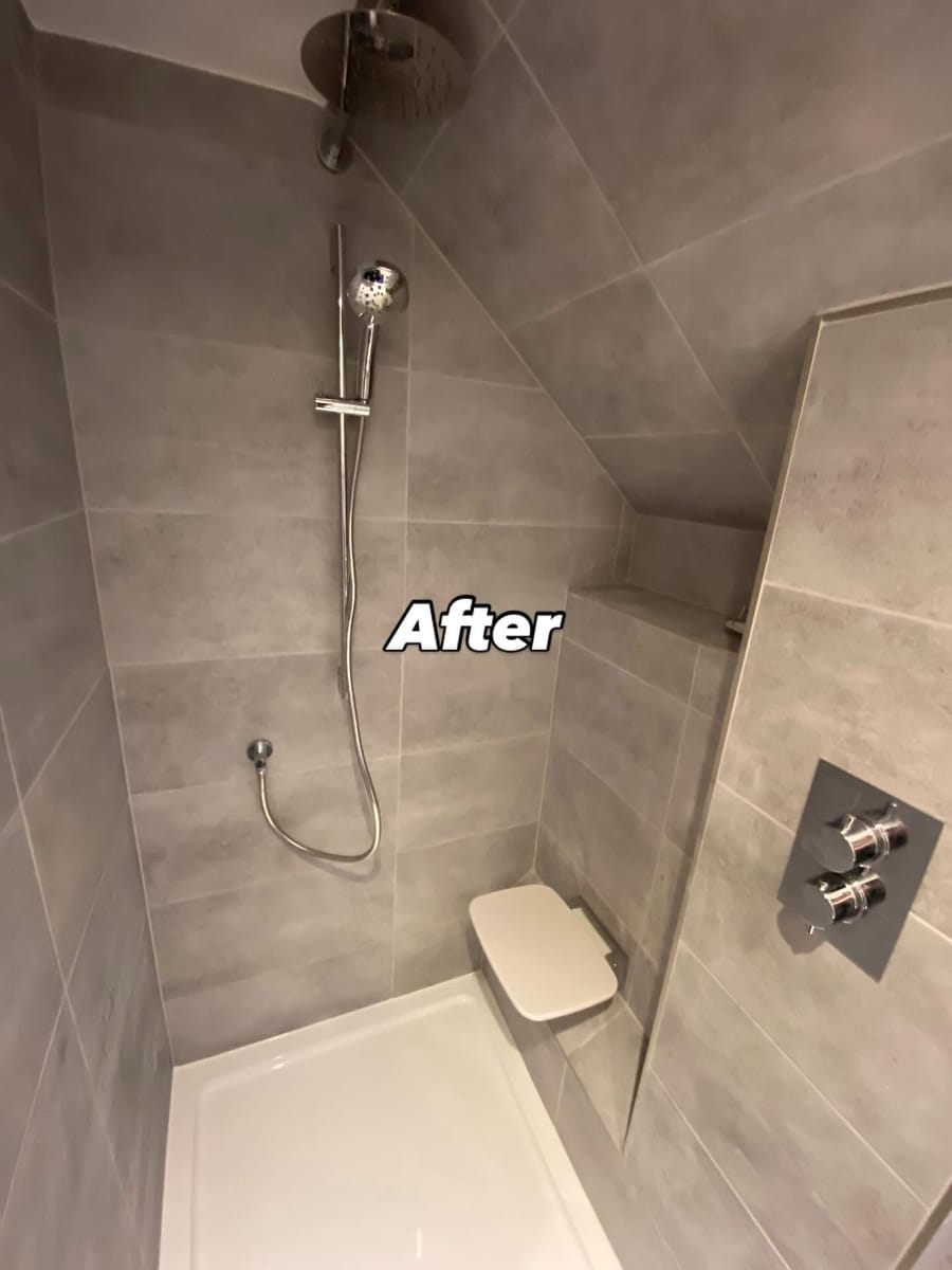 Finished bathroom by A&A Plumbing, Aberdeen