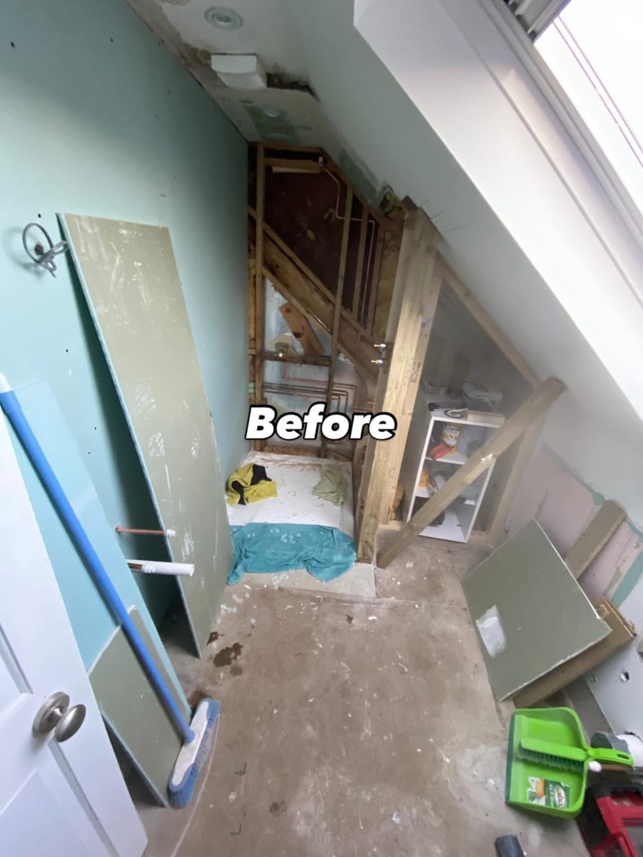 Bathroom before renovation by A&A Plumbing